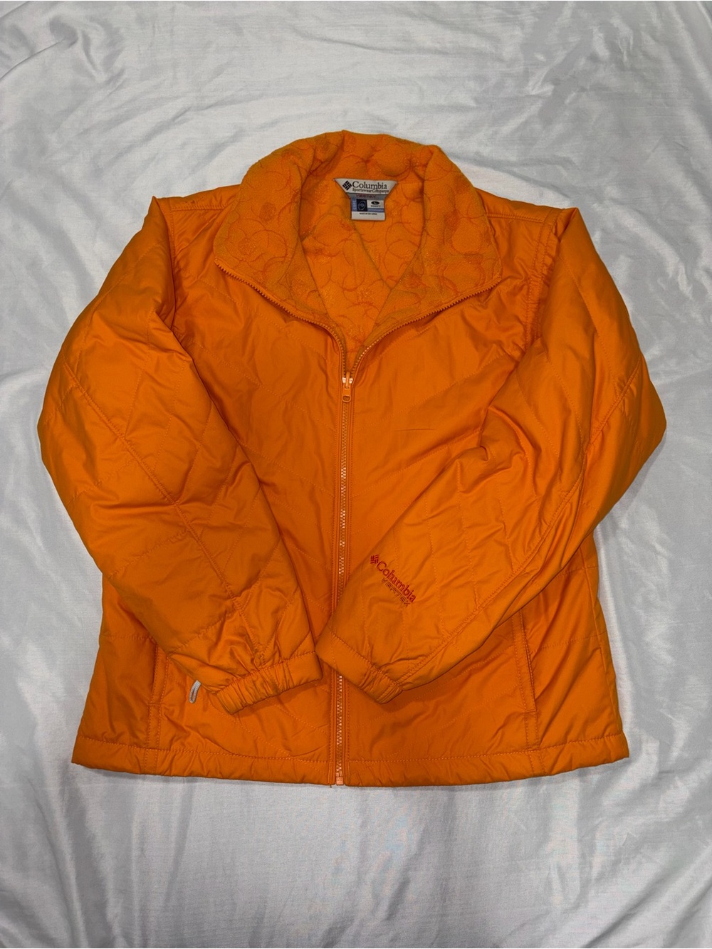 Columbia Women's Bright Orange Puffer Jacket
